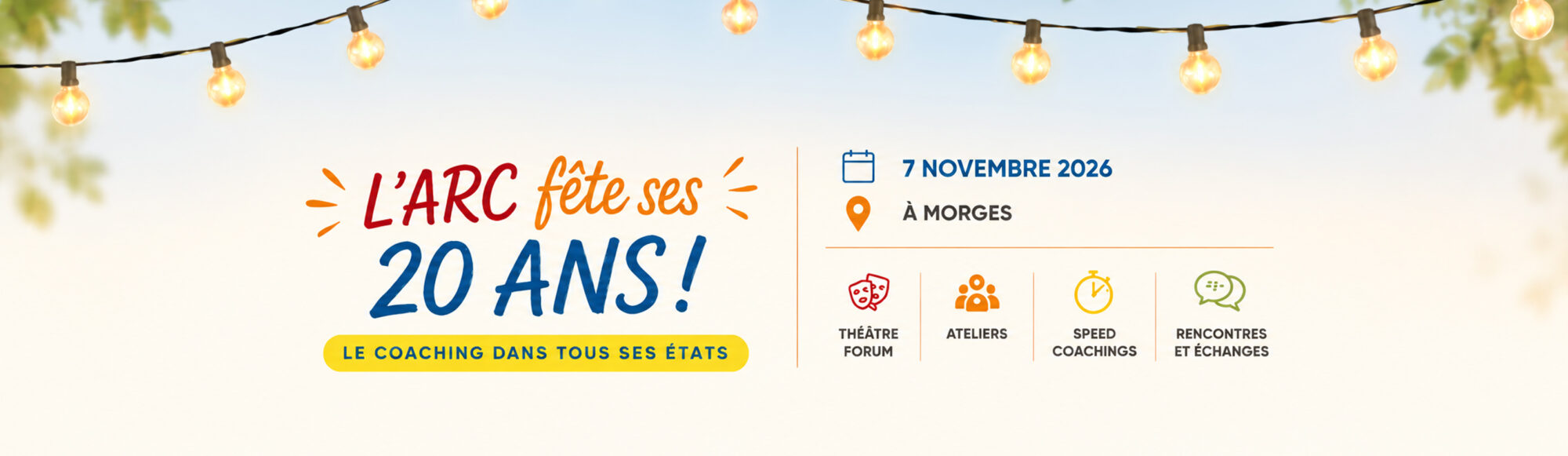 Association Romande de Coaching ARC - 20 ans